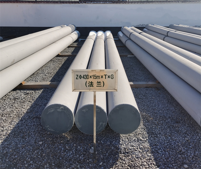 宾县430×15米×T×G砼电力电杆